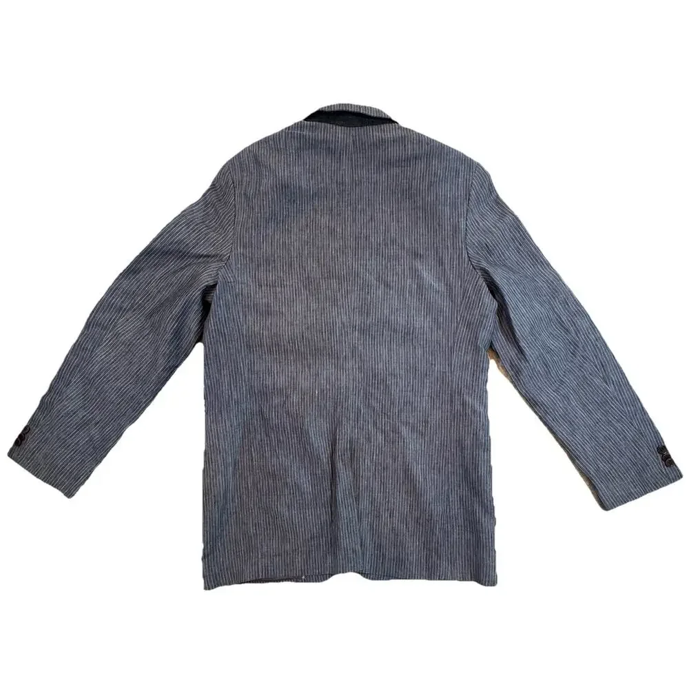 John Varvatos Star USA Boys Blazer Jacket , Gray, Size 20R, 100% Linen, EUC